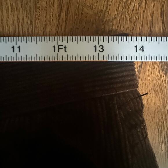 Ralph Lauren 8 Petite Dark Brown Classic Preppy Wide Wale Straight Corduroy Pant - Picture 6 of 6